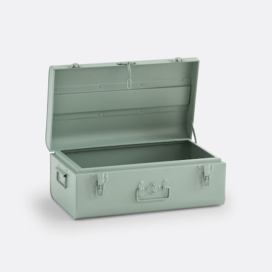 La Redoute Interieurs Μπαούλο Μεταλλικό 27x47x19εκ. Γκρι