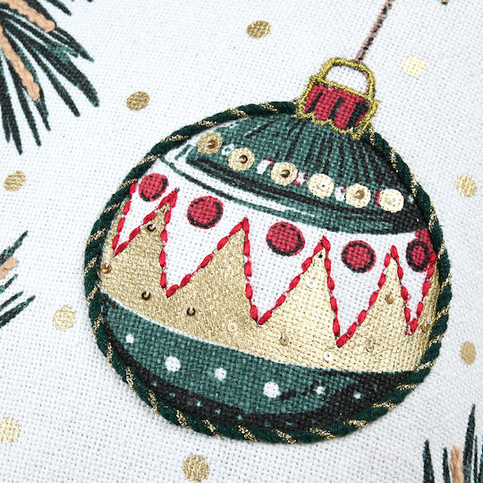 Christmas Pillow 45x45 S-f Clark Ecru Cc341019
