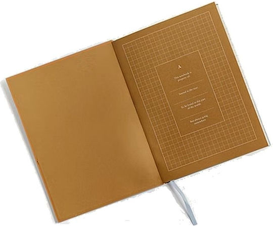 Liniertes Notizbuch mit Stifthalter Blau