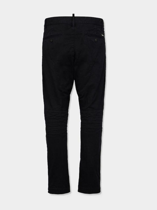 Dsquared2 Pantaloni Cargo Bărbați Elastici Skinny Fit 900-black