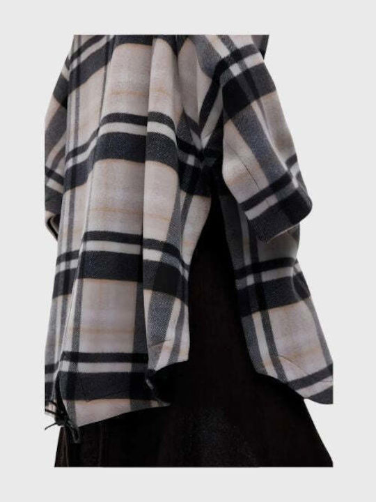 Damenkap Multicolor Oversized mit Kapuze