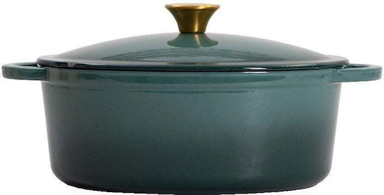 Homla Andreas Oval Cast Iron Dutch Oven 34.5x22.2cm 4.5lt