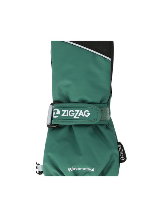 ZigZag Mittens Παιδικά Γάντια Σκι & Snowboard Πράσινα