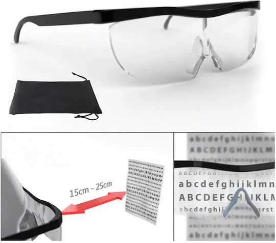 Vergrößerungsbrille Big Vision Angegebene Vergrößerung 160 % Etui