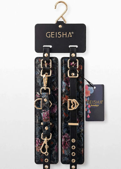 Geisha Handfesseln in Schwarzem Farb