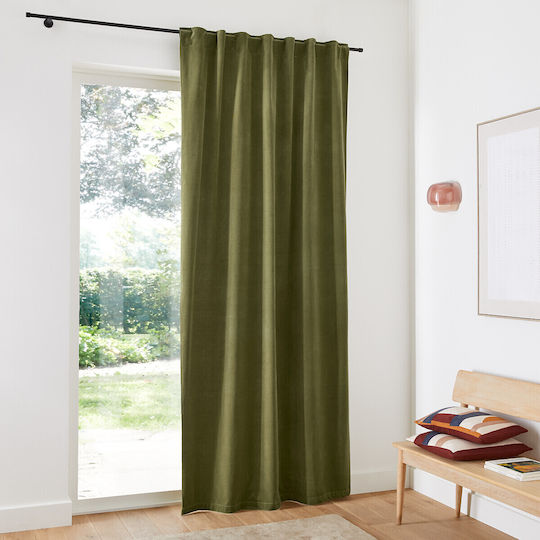 La Redoute Interieurs Perdea cu Tunel Catifea Perdea cu Bucle Ascunse 135x300 cm