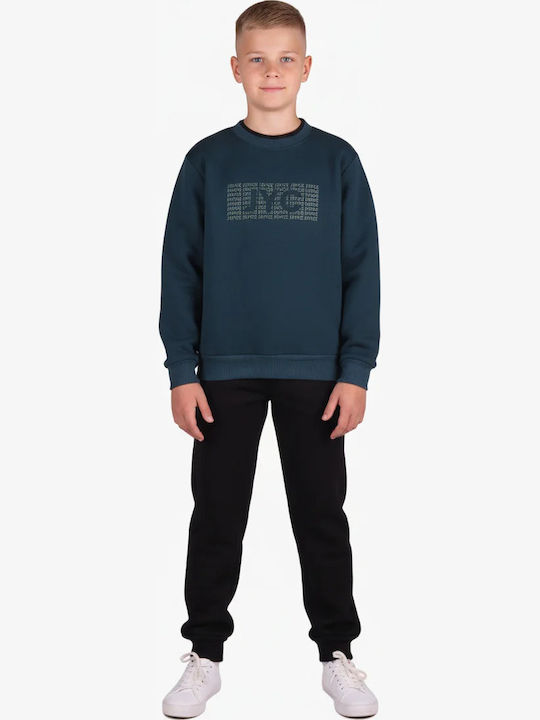 Joyce Kinder Jogginganzug-Set in Petrol Joyce Kinder Jogginganzug-Set in Petrol