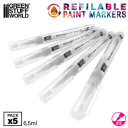 Refillable Markers 2 Μαρκαδόροι Δυνατότητα Επαναπλήρωσης