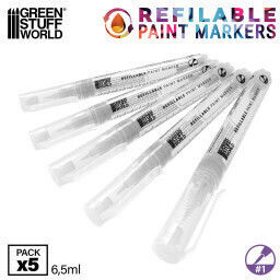 Refillable Markers 1 Μαρκαδόροι Δυνατότητα Επαναπλήρωσης
