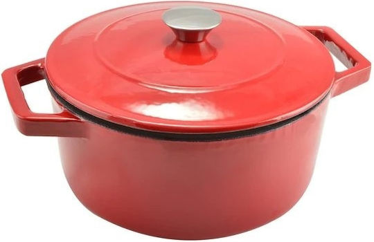Perfect Home Oală Adâncă din Fontă 4 l / 24 cm