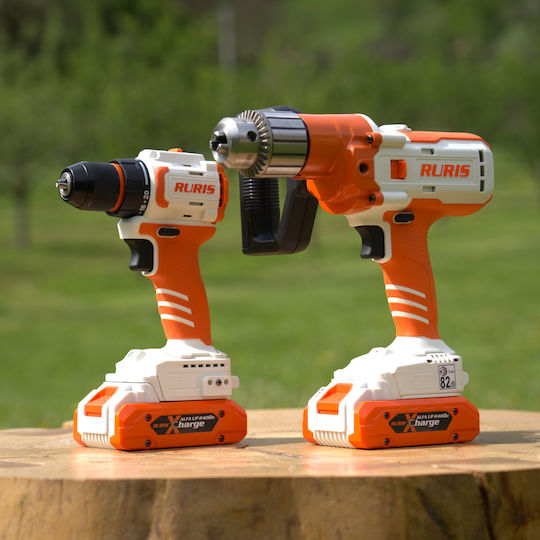 Ruris Rmx1390 – Cordless Drill Driver 20v 130 Nm 3-16 Mm Chuck Battery Charger Not Included