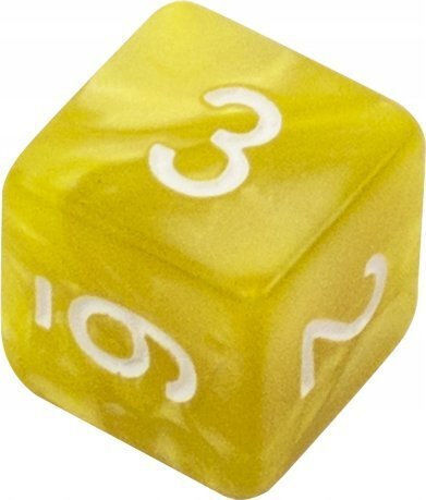 RPG-Würfelset Perlmutteffekt Hellgelb 7 Stück
