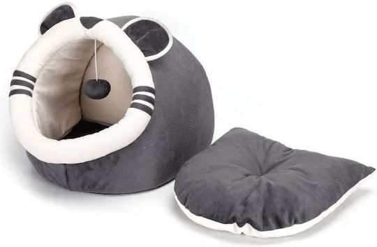 Cat Nest Bed Rabbit Ears Grey 38×38×35 Cm