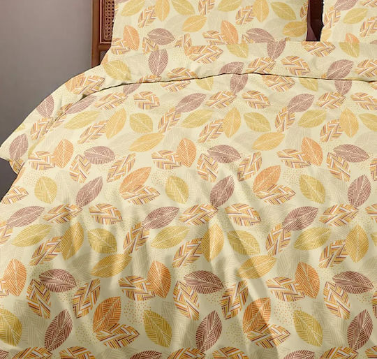 Cokitex Aspen Terra Winter Pleasure Super King Fitted Sheet Set 175x200+35cm Terra (4 pcs)