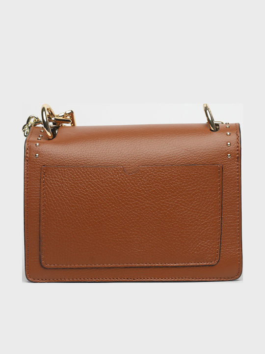 Leather Women's Flap Bag Black