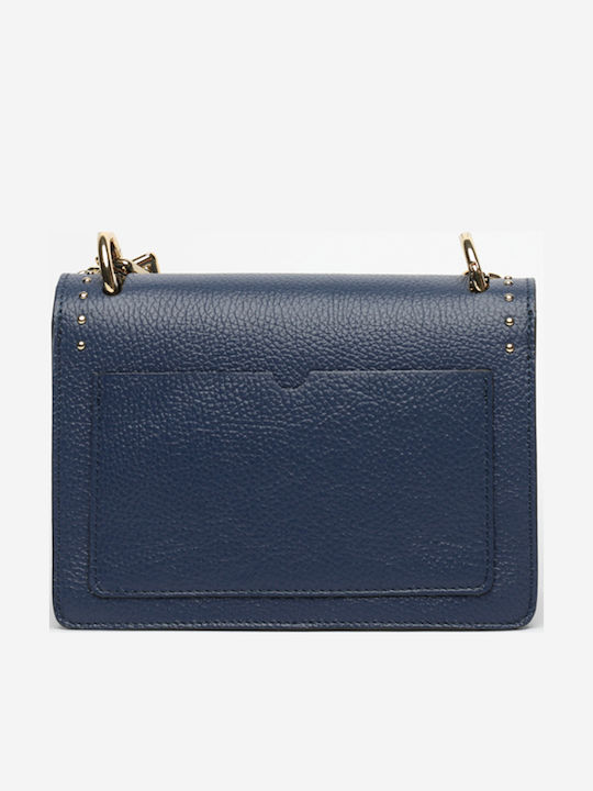 Leather Women's Flap Bag Black