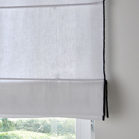 La Redoute Interieurs Lichtdurchlässiges Rollo mit teilweiser Verdunkelung Weiß