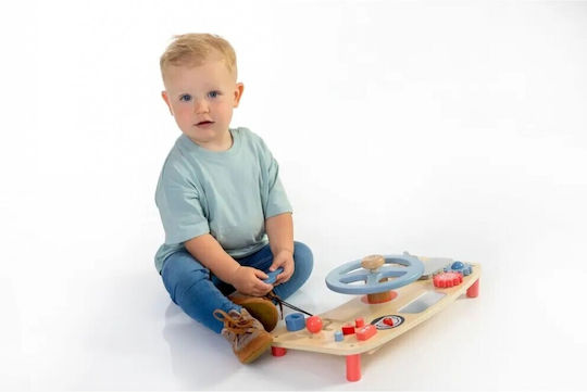 Wooden Steering Wheel for Ages 12+ Months
