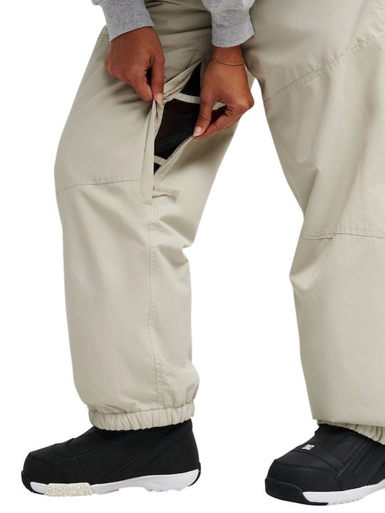 Quiksilver Snow EQWTP03000-SFZ0 Women's Beige Ski & Snowboard Pants