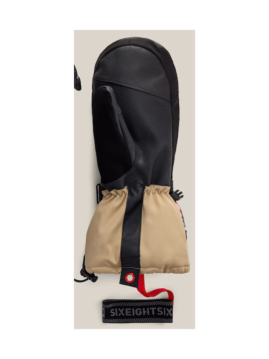686 686 Herren-Fäustlinge Ski- und Snowboardhandschuhe mit Gore-Tex-Membran Braun