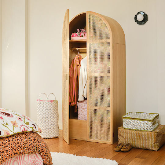 La Redoute Interieurs Set Dekorative Körbe aus Kunststoff mit Griffen Rosa 60 x 40 cm 3 Stück