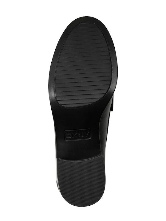 Leather Women's Loafers in Black