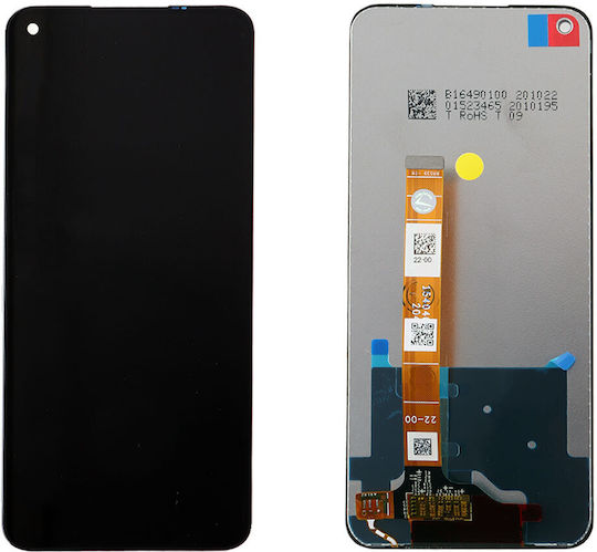 O ecran cu Mecanism Tactil pentru Realme 7 (Negru)