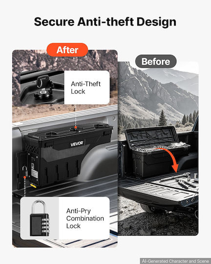 Vevor Truck Bed Toolbox for Car 1997-2014