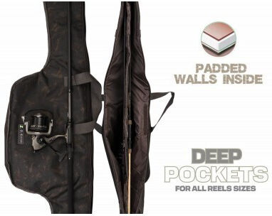 Zfish Z-Core Zf-8071 Zweifächrige Rutentasche 208 Cm Für 3,9 M Lange Zweiteilige Ruten