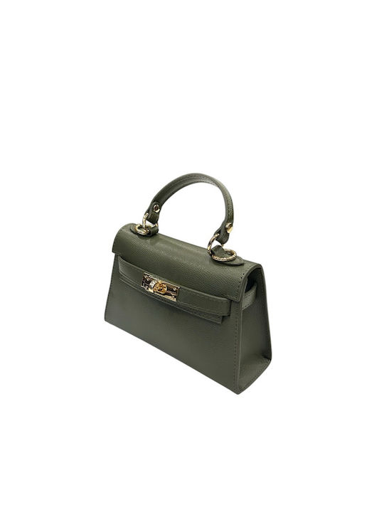 Damen-Flap-Tasche Aus Leder Rosa