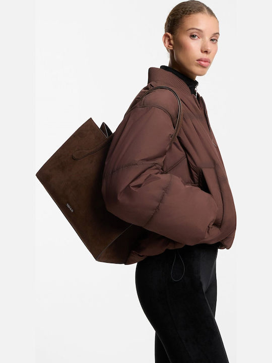 Cymbeline Leather Women's Tote Bag Brown