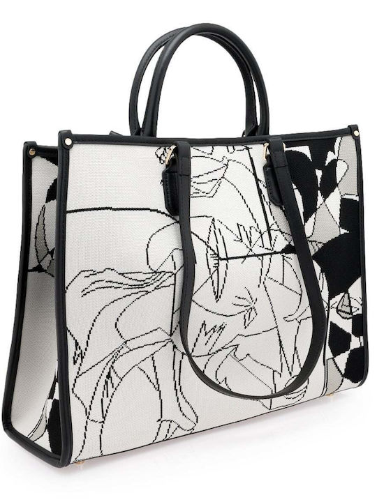 Atena Women's Tote Bag Black / Off White