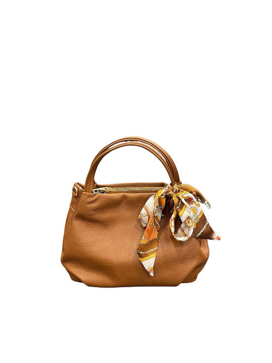 Leather Women's Tote Bag Silver