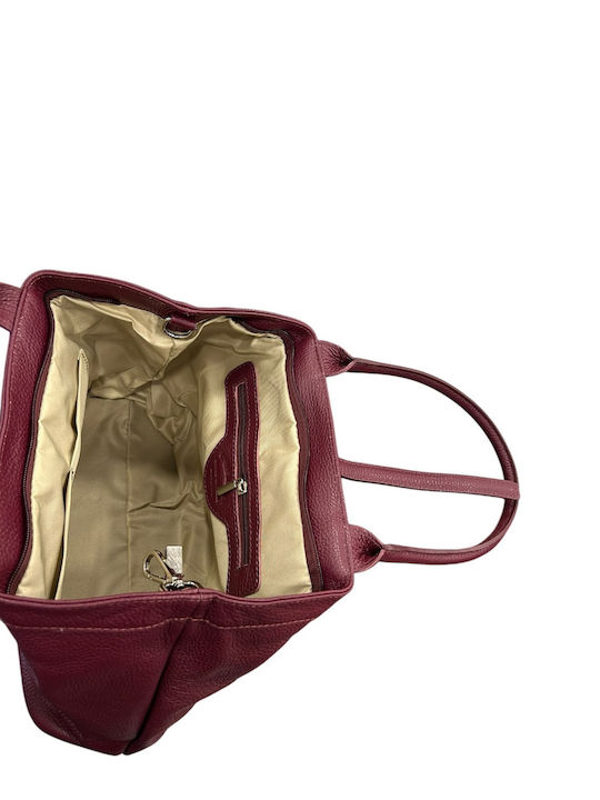 Leather Women's Tote Bag Khaki