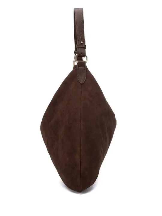Women's Hobo Bag Suede Brown