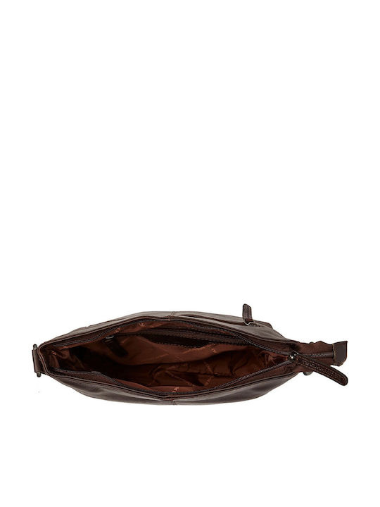 Jen Leather Women's Shoulder / Crossbody Bag Brown