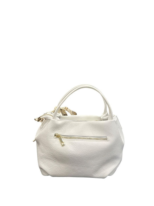 Leather Women's Tote Bag Golden