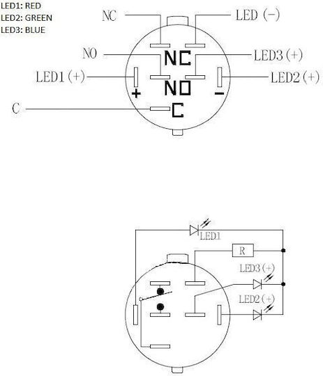 DimasTech Διακόπτης με Φωτισμό Ασημί 1τμχ