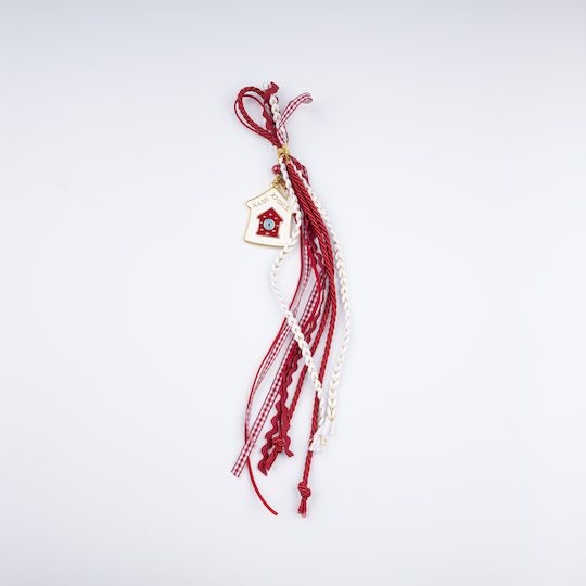 Philio Handmade Hanging Home Lucky Charm White Metal 2027 35cm Philio Handmade Hanging Home Lucky Charm White Metal 2027 35cm