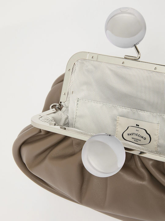 Leather Women's Clutch Mud