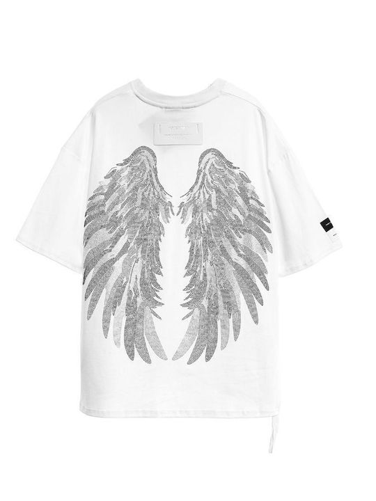 Mod Wave Movement Damen T-Shirt Weiß