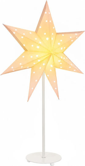 vidaXL Illuminated Christmas Star Plastic Warm White 55x15x70 cm