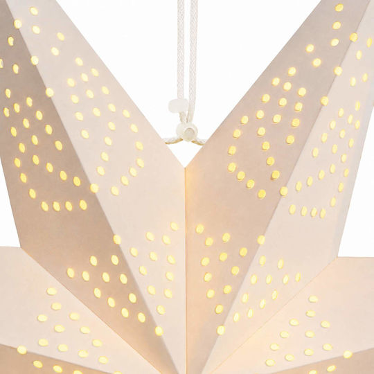 vidaXL Stele de Crăciun Iluminate din Plastic Alb Cald 60x6x60 cm 2 Bucăți