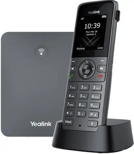 Yealink W73P Cordless IP Phone with 10 Lines Black