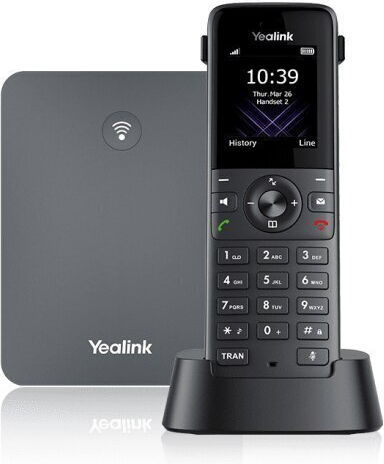Yealink W73P Cordless IP Phone with 10 Lines Black