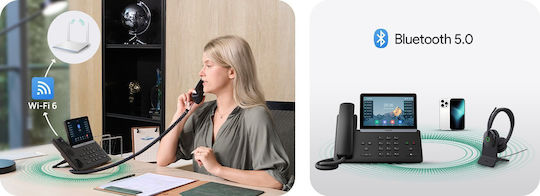 Yealink Wired IP Phone Black