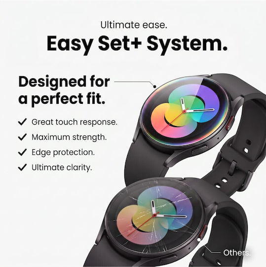 Tech-Protect Easy Set+ Samsung Galaxy Watch 8 9 40 мм Прозрачни 2 Броя