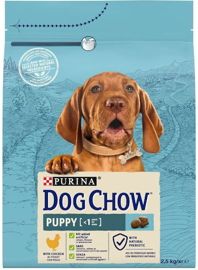 2.5kg Dry Food for Small Breed Puppies with Chicken, Meat and Vegetables