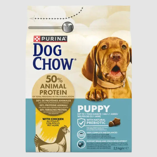 2.5kg Dry Food for Small Breed Puppies with Chicken, Meat and Vegetables