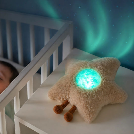 Rechargeable Sleep Toy with White Noise, Light and Cry Sensor for Newborns